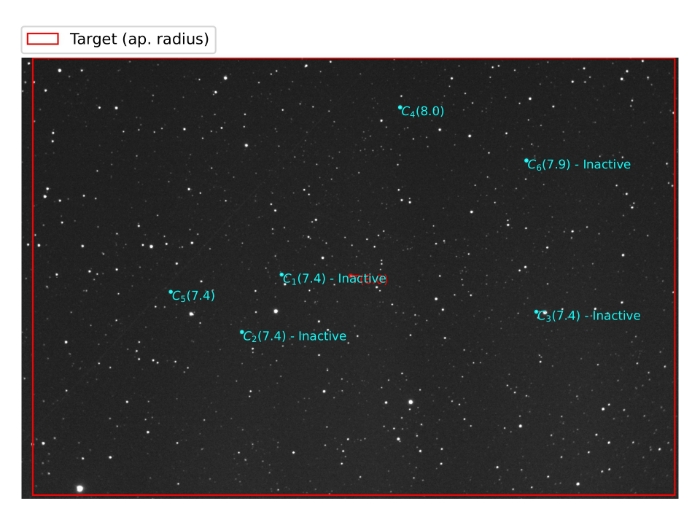 Mapka - TOI-1516, JD 2460712.27922