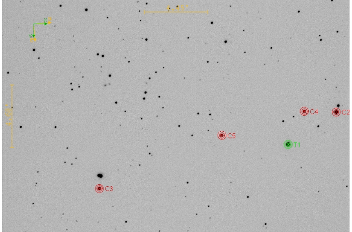 Mapka - HAT-P-13, JD 2460708.55006