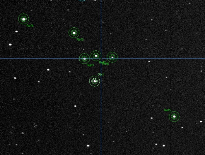 Mapka - GJ 436, JD 2460713.34834