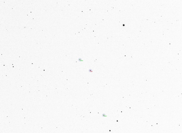 Mapka - V0395 UMa, JD 2460728.34001