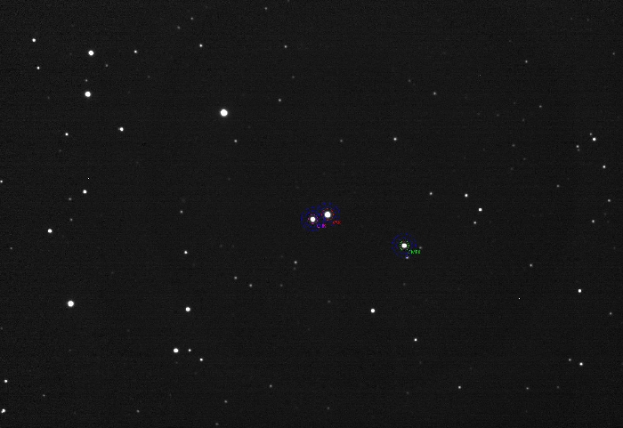 Mapka - V0550 Dra, JD 2460729.57191
