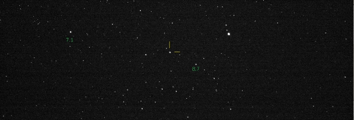 Mapka - VW Cep, JD 2460731.23292