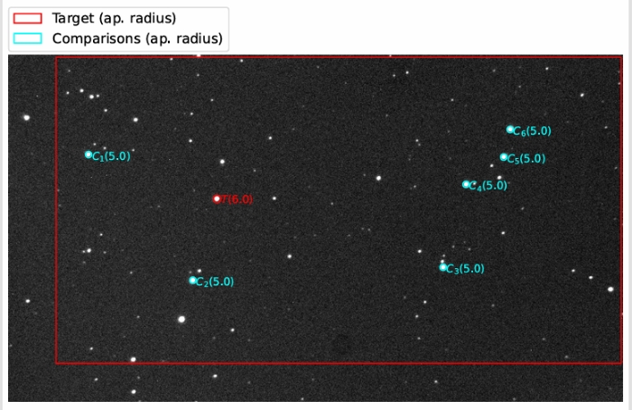 Mapka - TOI-1694, JD 2460732.40287