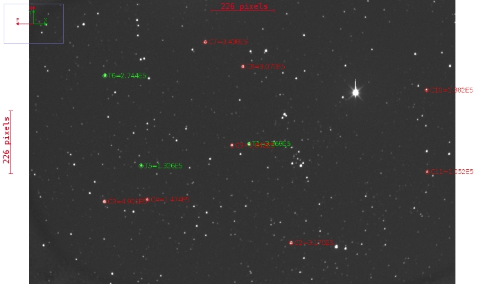 Mapka - TOI-2591, JD 2460674.38414