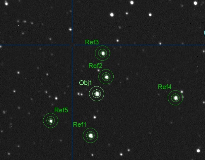 Mapka - TOI-2154, JD 2460739.29721