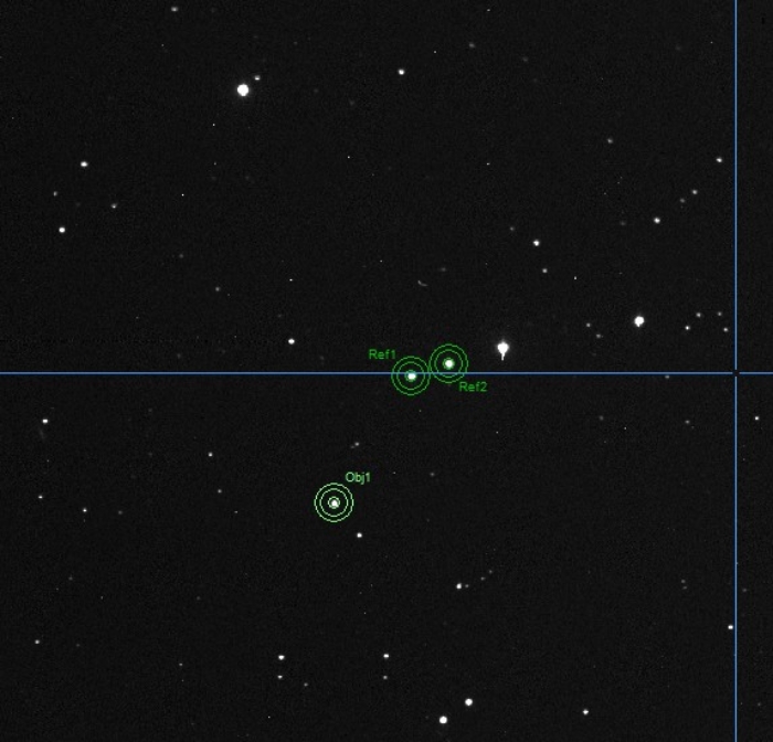 Mapka - TOI-1820, JD 2460740.29273