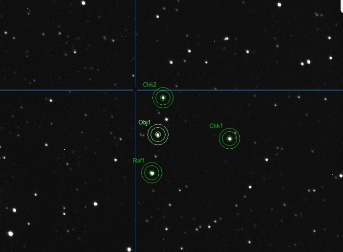 Mapka - TOI-2154, JD 2460739.30019