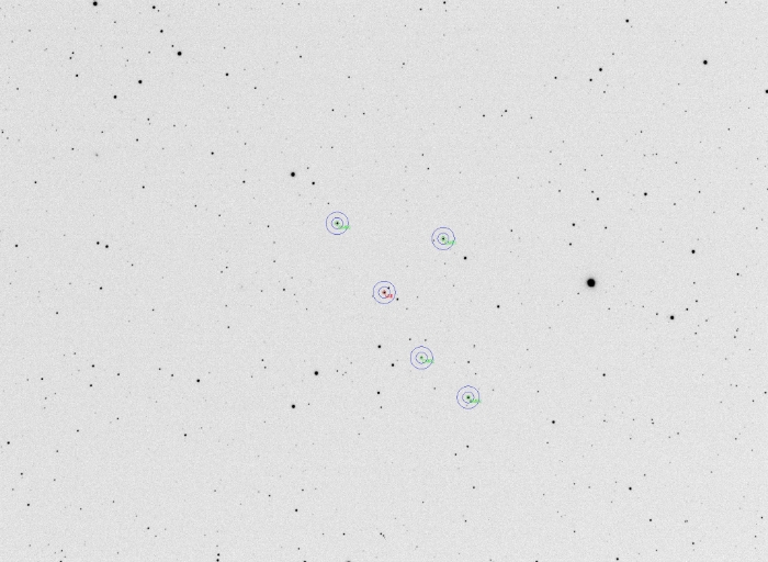 Mapka - V0520 Dra, JD 2460742.44140