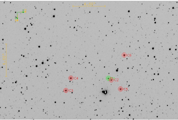 Mapka - TOI-3714, JD 2460730.25814