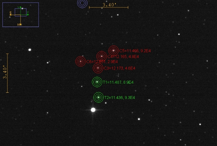 Mapka - TOI-2046, JD 2460677.25372