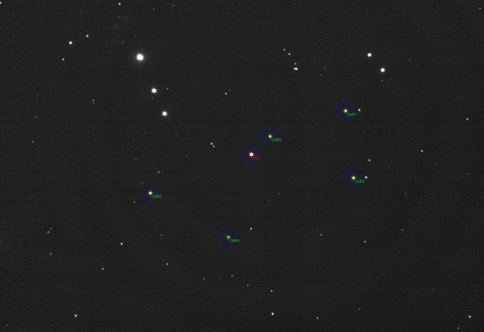 Mapka - TOI-1820, JD 2460769.47760
