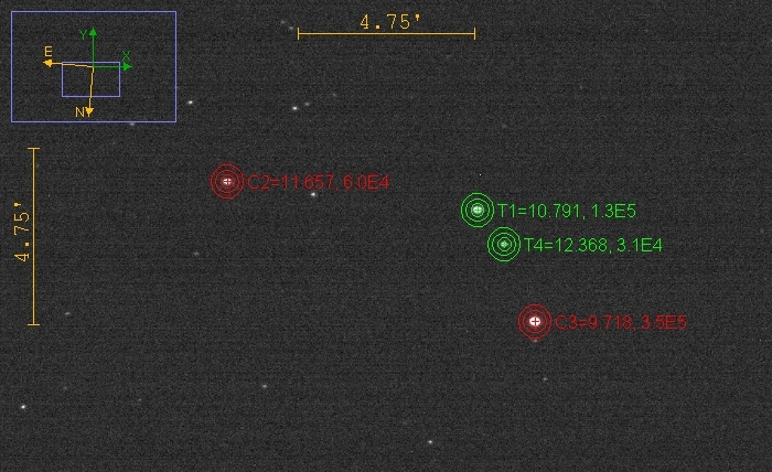 Mapka - KY Cnc, JD 2460785.30017