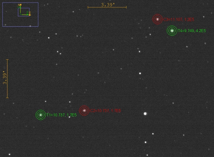 Mapka - V1918 Cyg, JD 2460786.46860