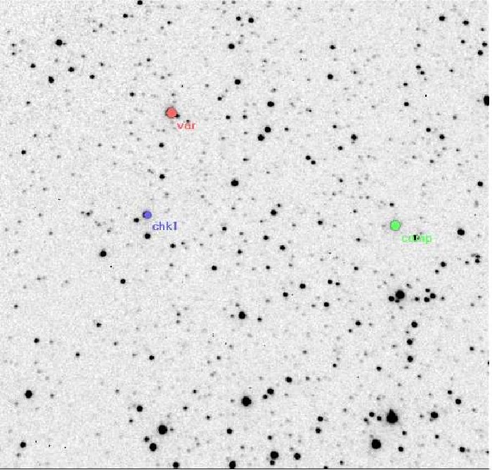 Mapka - CW Sge, JD 2454019.22785
