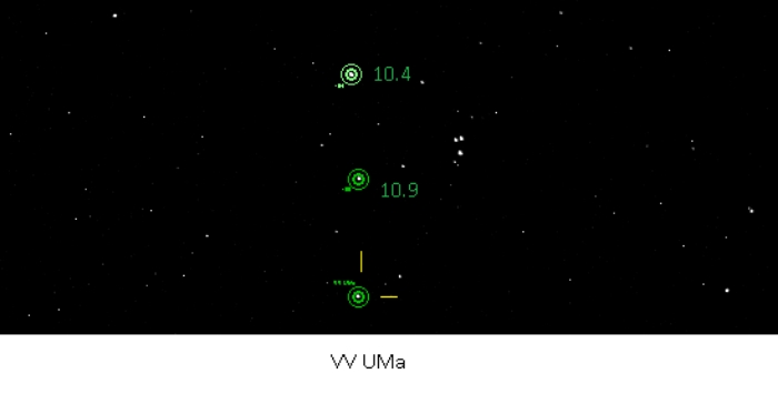 Mapka - VV UMa, JD 2460786.32815