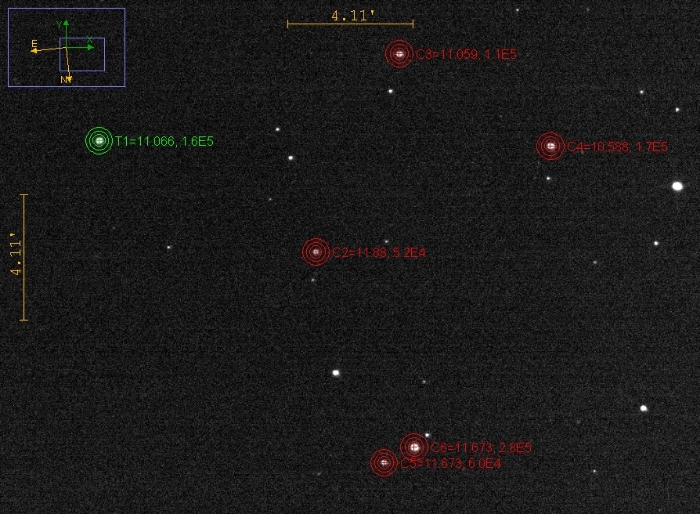 Mapka - HW Vir, JD 2460790.43422