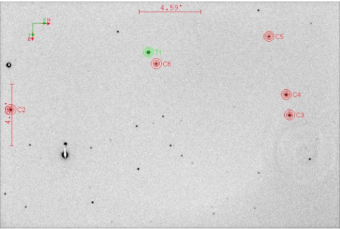 Mapka - TOI-1272, JD 2460795.36832