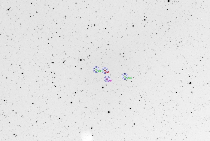 Mapka - V0921 Her, JD 2460797.40970