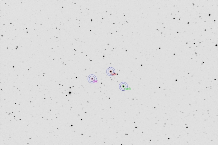 Mapka - V2357 Oph, JD 2460797.43371