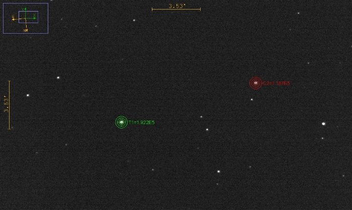 Mapka - HW Vir, JD 2460799.35688