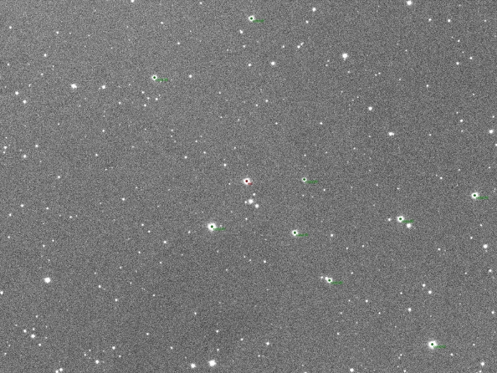 Mapka - TOI-2236, JD 2460780.67772