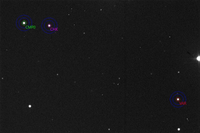 Mapka - BS UMa, JD 2460814.32807