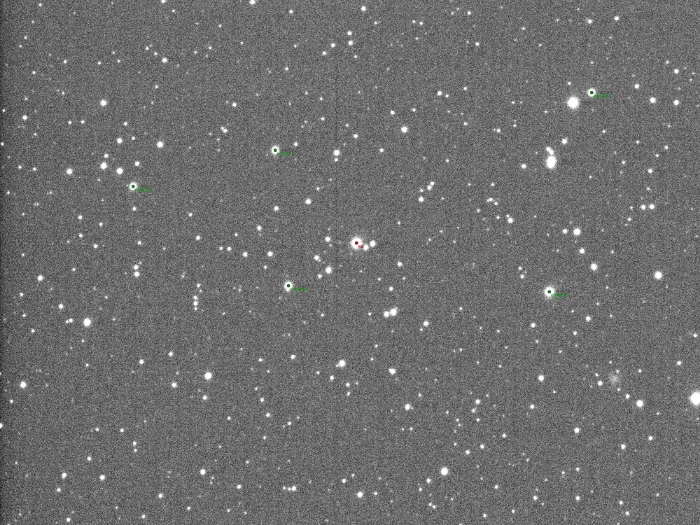 Mapka - WASP-3, JD 2460816.38827