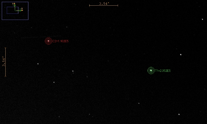 Mapka - ASAS J162218-0623.0, JD 2460835.30517