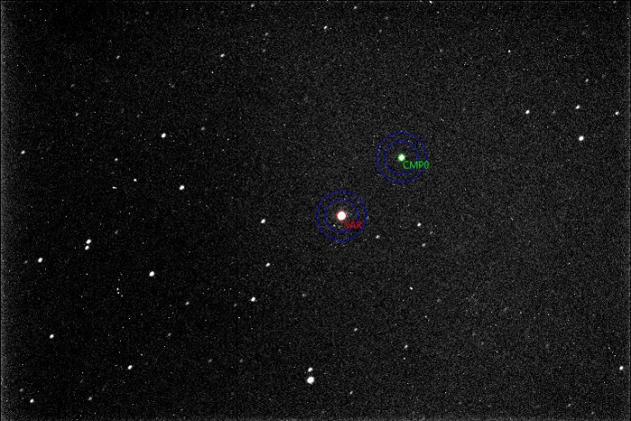 Mapka - TOI-2109, JD 2460838.33427