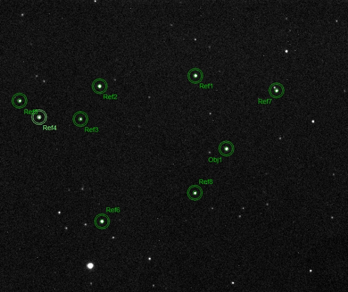 Mapka - TOI-2574, JD 2460840.43066