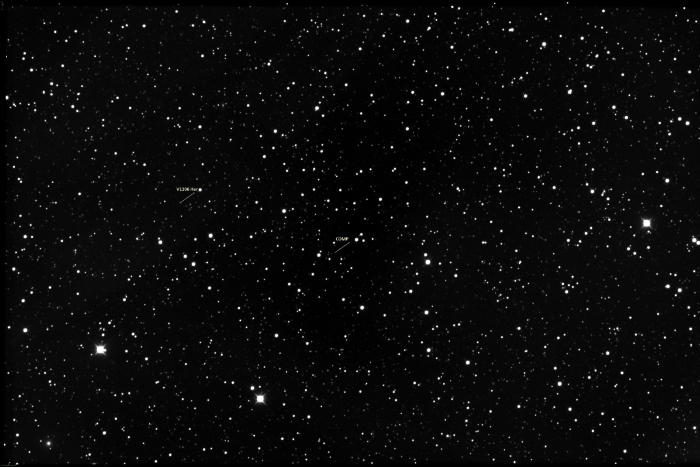 Mapka - V1106 Her, JD 2460843.38160