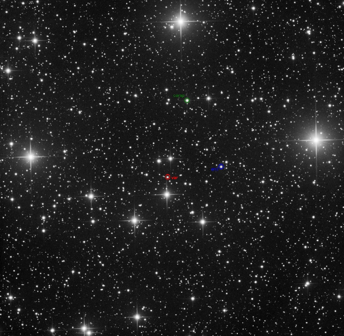 Mapka - V0579 Lyr, JD 2460846.37194