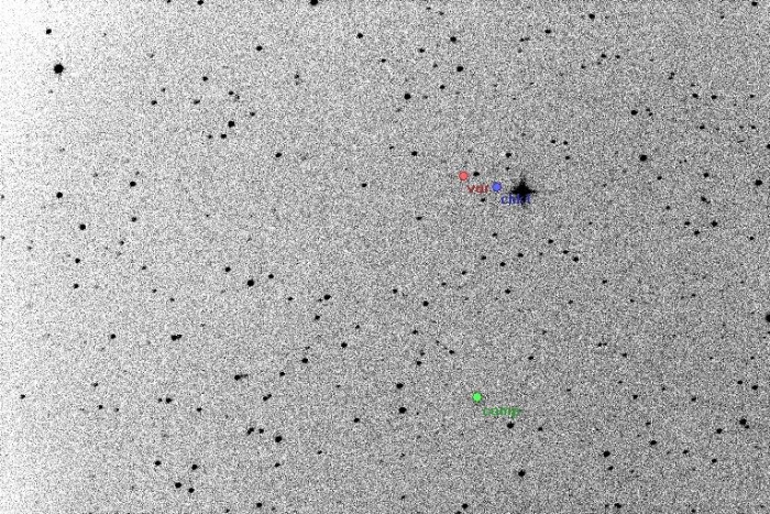 Mapka - V0808 Cep, JD 2455989.59579