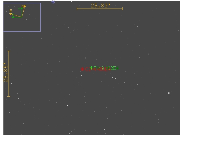 Mapka - V2477 Cyg, JD 2460853.30240