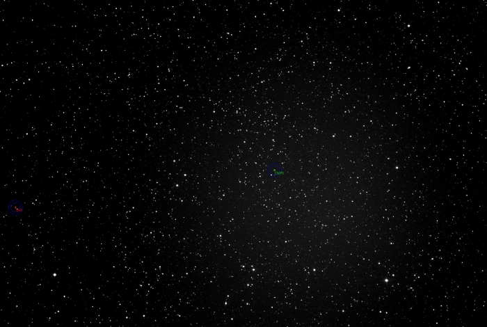 Mapka - V0595 Lac, JD 2460856.36788