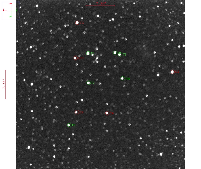 Mapka - HD189733, JD 2460857.40517