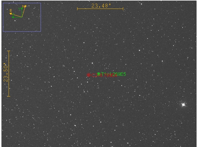 Mapka - V2477 Cyg, JD 2460857.34820
