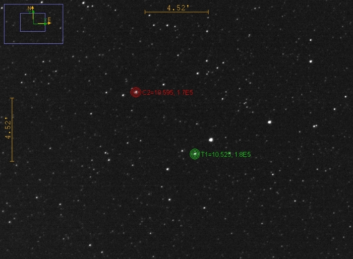 Mapka - RS Sct, JD 2460858.41136