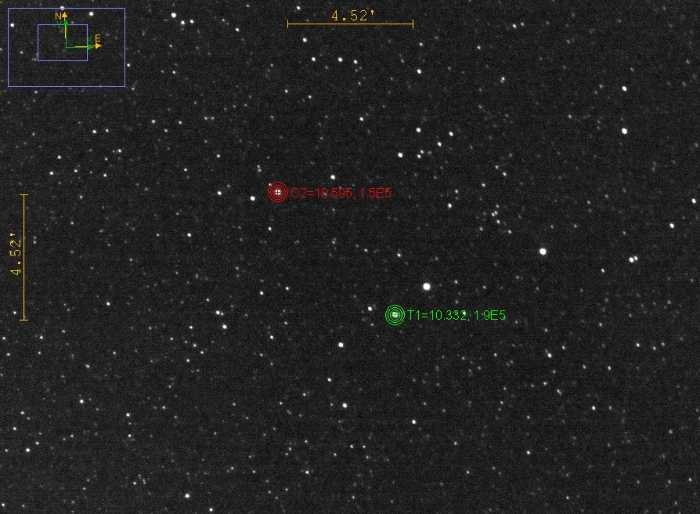 Mapka - RS Sct, JD 2460860.39033