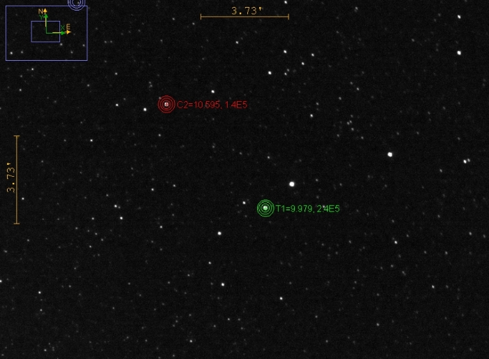 Mapka - RS Sct, JD 2460861.39067