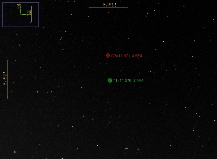 Mapka - V6619 Sgr, JD 2460865.40109