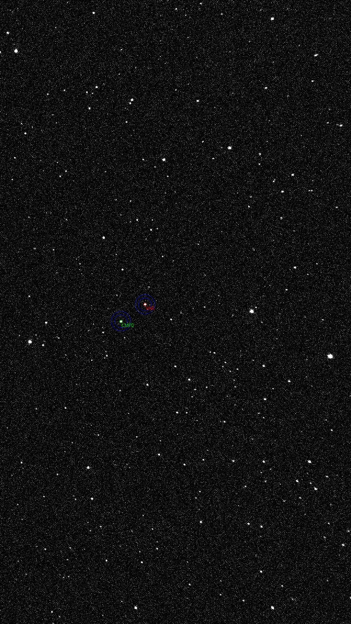 Mapka - EF Dra, JD 2460871.34273