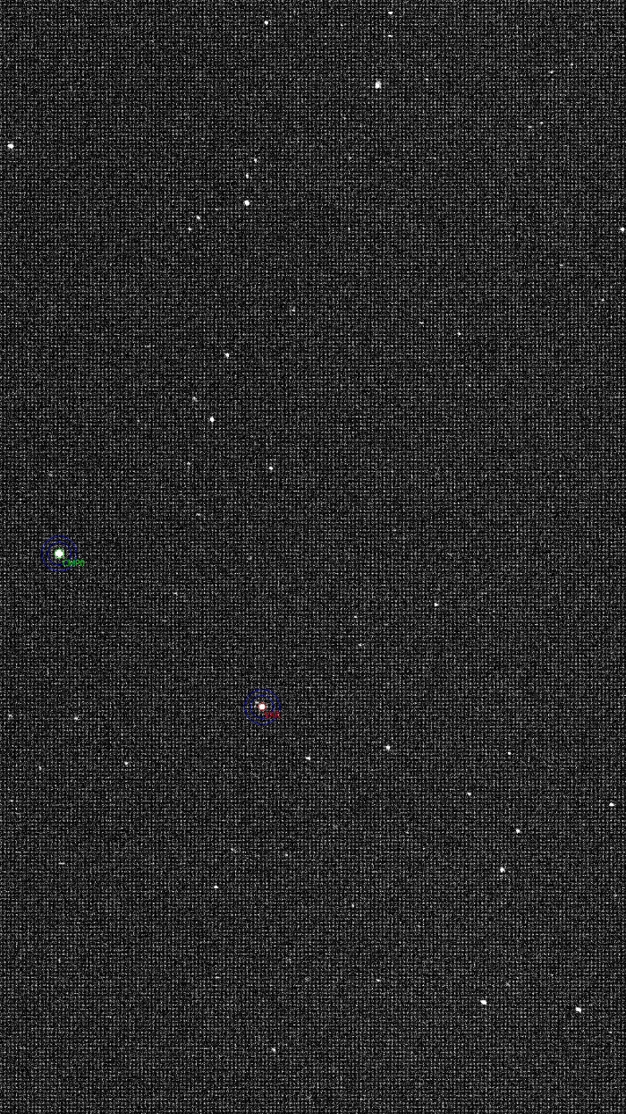 Mapka - YY CrB, JD 2460878.33140