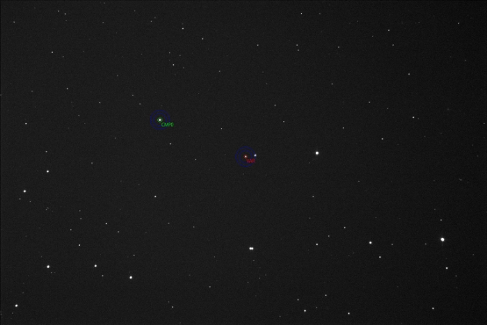 Mapka - NSVS 5054458, JD 2460751.34068