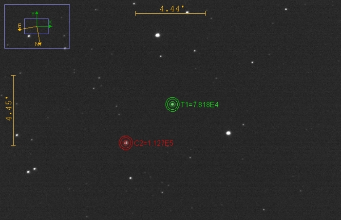 Mapka - V1511 Her, JD 2460879.42183