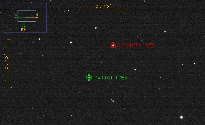 Mapka - NSVS 1097794, JD 2460885.41684