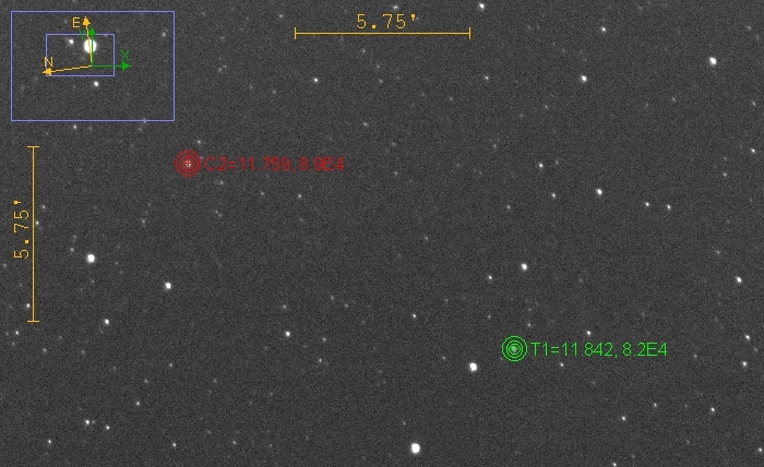 Mapka - V1714 Aql, JD 2460897.43756