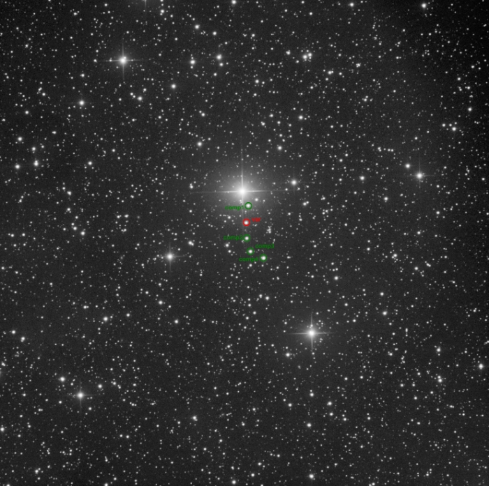 Mapka - TOI-2046, JD 2460900.36971