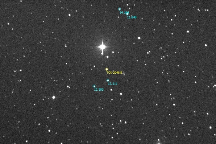 Mapka - TOI-2046, JD 2459891.25762