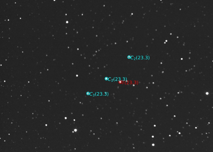 Mapka - TOI-2154, JD 2460911.40403